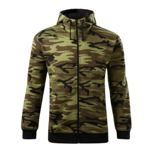 pánská mikina Camo Zipper